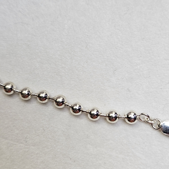 Classic Silver Beaded Bracelet - Picture 5 of 5